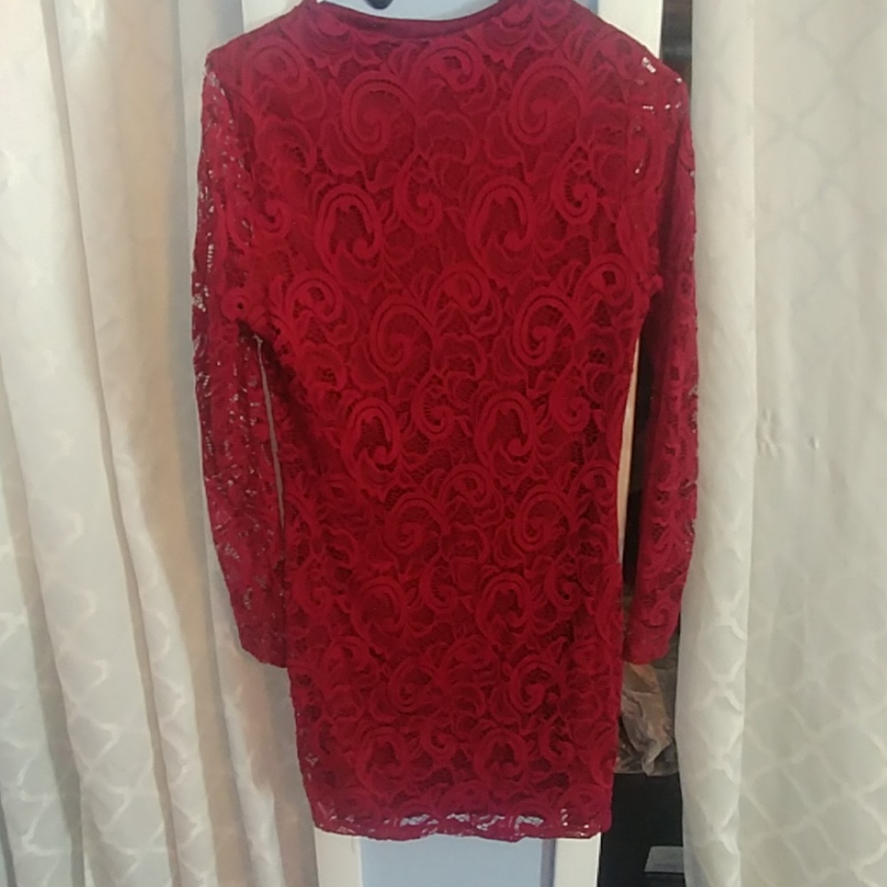 Red Lace Dress